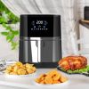 Air Fryer, 4.7 QT, Silver/Black, Multi-Function 4 in 1 Oven
