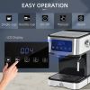 Coffee Latte Cappuccino Espresso Machine with Milk Frother Wand Home Kitchen