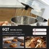 Electric Mixer, 6QT, Silver, Stainless Steel, Tilt,  600W