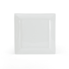 Square Porcelain Dinner Plates, White, Set of 6 Better Homes & Gardens