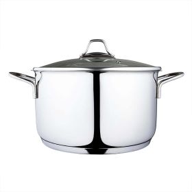 Stock Pot, 9.5inchs, Stainless Steel, Serenk Modernist