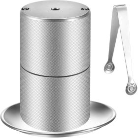Ice Ball Press, 2.4", Aircraft Al Alloy, Ice Ball Press Kit for 60mm Ice Sphere, Ice Press w/Stainless-Steel Clamp & Plate
