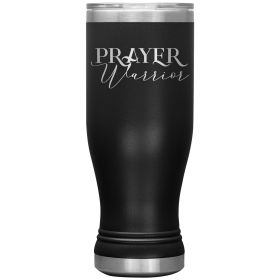 Insulated Tumbler - 20oz, Prayer Warrior, Engraved, Travel Mug
