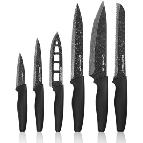 Knives Set, 6pcs, Granitestone, Nutriblade Knife Set, Dishwasher Safe