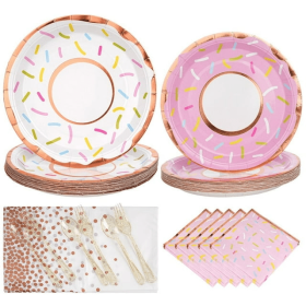 Pink Party Plates, Paper Plates