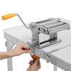 Noodle Making Machine, Dual-blade Multifunctional Manual Hand-cranking Operation Stainless Steel RT