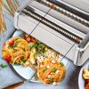 Noodle Making Machine, Dual-blade Multifunctional Manual Hand-cranking Operation Stainless Steel RT