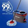 Spin Mop and Bucket System, EasyWring RinseClean Spin Mop and Bucket System, Hands-Free System