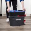 Spin Mop and Bucket System, EasyWring RinseClean Spin Mop and Bucket System, Hands-Free System