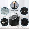 Ice Maker, Countertop, 26lbs Ice/24Hrs, 9 Ice Cubes Ready in 6 Mins,  with Scoop and Basket