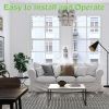 Booster Fan, HVAC Register Mount, 5x10'', Thermostat, High Velocity, 10 Speed Switch, Thermal Probe, White