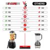 Blender, 5 Core 2L, Touch Screen, 68 Oz,  2000W, High Speed, BPA Free, 6 Blade, Smoothie Blender