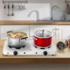 Dual Hot Plate, 2000W,  Double Electric Burner, Portable, 5 Gear Temperature Control