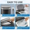 Ice Maker, Countertop, 26lbs Ice/24Hrs, 9 Ice Cubes Ready in 6 Mins,  with Scoop and Basket