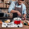 Dual Hot Plate, 2000W,  Double Electric Burner, Portable, 5 Gear Temperature Control