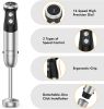 Handheld Blender, 1000W Immersion Hand Blender, Multifunctional 5-in-1 , 12-Speeds, Stainless Steel blender shaft, includes 600ml Mixing Beaker, 5