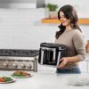Air Fryer, 7-Qt. Fry 'N Fold Digital with 12 Presets, Black
