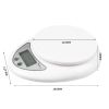 Electronic Scales, 5kg/1g Portable Digital Scale LED Postal Food Balance Measuring Weight Kitchen LED Electronic Scales