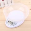 Electronic Scales, 5kg/1g Portable Digital Scale LED Postal Food Balance Measuring Weight Kitchen LED Electronic Scales