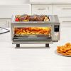 Indoor Grill on Top, Air Fryer, Toaster Oven, 6-in-1 Electric, Smokeless Technology, XL Family-Size, 8 Burgers