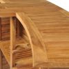 Folding Bar Table 61"x20.9"x41.3" Solid Teak Wood