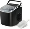 Ice Maker, Countertop, 26lbs Ice/24Hrs, 9 Ice Cubes Ready in 6 Mins,  with Scoop and Basket