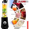 Countertop Blender, 5 Core, 20 oz Electric 160W 600ml Kitchen Food Processor, Portable Sports Bottle