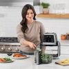 Air Fryer, 7-Qt. Fry 'N Fold Digital with 12 Presets, Black