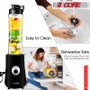 Countertop Blender, 5 Core, 20 oz Electric 160W 600ml Kitchen Food Processor, Portable Sports Bottle