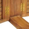 Folding Bar Table 61"x20.9"x41.3" Solid Teak Wood