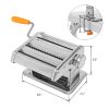 Noodle Making Machine, Dual-blade Multifunctional Manual Hand-cranking Operation Stainless Steel RT