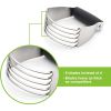 Pastry Cutter, Dough Blender, Heavy Duty Stainless Steel Blades Medium Size 0.50lb