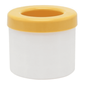 Drink Huggie, Food Grade, Quickly Freezes, Silicone, Ice Maker, Creative Design, Beer Chiller (Color: Yellow)