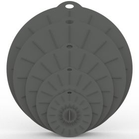 Bowl Cover Set, 5pcs, Silicone Lids, Fresh-keeping Covers; Microwaving Covers, Dust-proof, Splash-proof (Color: A)