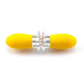 Corn Cob Handle Forks, 1 Pair, Stainless Steel, Corn Cob Fork (Color: Yellow (1 Pair))
