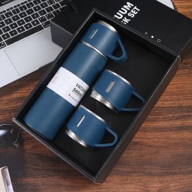Thermal Cup, 10 Different Gift Box Sets, Double Layer, Leakproof, Insulated,  Keeps Hot And Cold For Hour (Color: Blue + Gift Box + 2 Cup Covers)