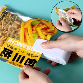 Sealing Machine, Mini Heat Sealer Bags, Thermal Plastic Food Bag Closure, Portable Sealer, Kitchen Accessories (Color: White)
