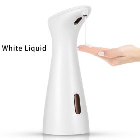 Soap Dispenser, Automatic, Liquid or Foam, Touch Free Dispenser (Color: White Liquid, Ships From: China)