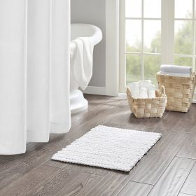 100% Cotton Chenille Chain Stitch Rug (Color: as Pic)