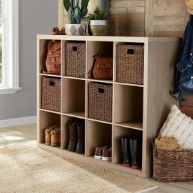 Cubby Cabinet, 3ft x 4ft, 12 Cubbies, Classroom Furniture (Color: Natural)