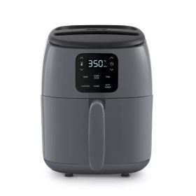 Air Fryer 2.6qt Express Digital Tasti-Crisp Nonstick (Color: Gray)
