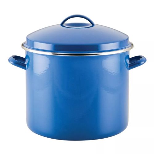 Stock Pot, Covered, 16qt, Porcelain Enamel, 4 out of 5 stars with 163 reviews 163