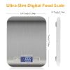 Kitchen Scales,  LCD Electronic, Stainless Steel,  10KG/5KG