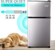 Compact Refrigerator,  CUTE RETRO PASTEL BLUE, 3.5Cu.Ft, Mini Fridge / Freezer, Antique Look, 2 Door