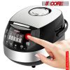 Asian Rice Cooker, 5 Core 5.3QtDigital Programmable 15-in-1 Ergonomic Large Touch Screen Electric Multi Cooker Slow Cooker Steamer Pot Warmer 11 Cups