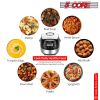 Asian Rice Cooker, 5 Core 5.3QtDigital Programmable 15-in-1 Ergonomic Large Touch Screen Electric Multi Cooker Slow Cooker Steamer Pot Warmer 11 Cups