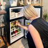 Compact Refrigerator,  CUTE RETRO PASTEL BLUE, 3.5Cu.Ft, Mini Fridge / Freezer, Antique Look, 2 Door
