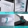 Compact Refrigerator,  CUTE RETRO PASTEL BLUE, 3.5Cu.Ft, Mini Fridge / Freezer, Antique Look, 2 Door
