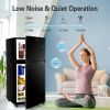 Compact Refrigerator,  CUTE RETRO PASTEL BLUE, 3.5Cu.Ft, Mini Fridge / Freezer, Antique Look, 2 Door