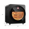 Air Fryer, 16-in-1,  15.5 qt Toaster Rotisserie Dehydrator Oven